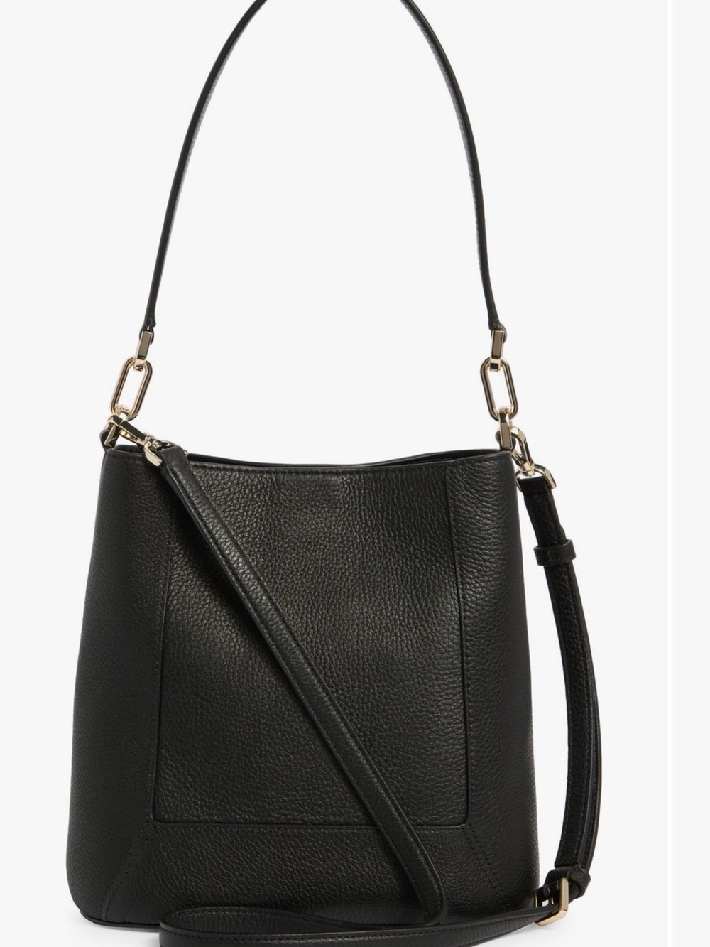 Kate Spade New York Black Leather Shoulder Bag - Picture 3 of 11
